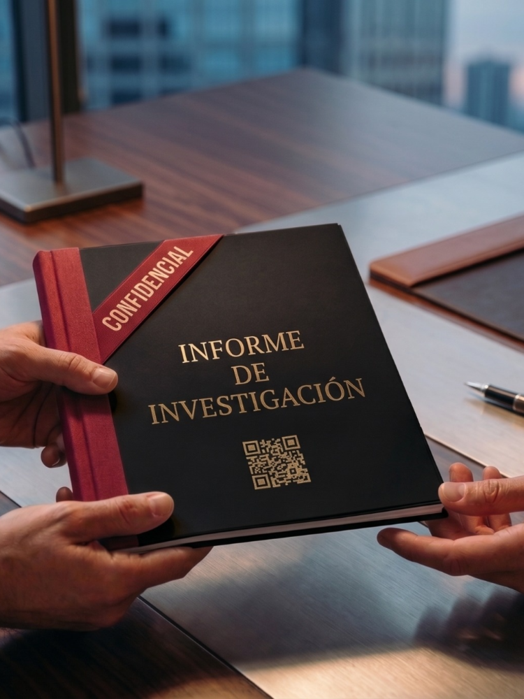 Informe confidencial agencia de detectives